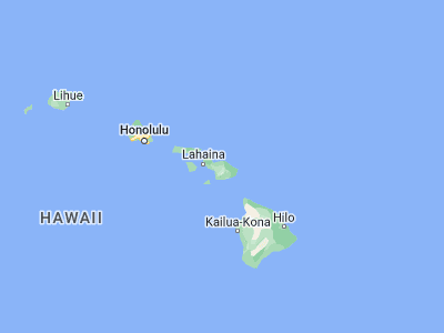 Map showing location of Makawao (20.85694, -156.31306)