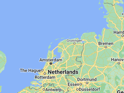 Map showing location of Makkum (53.09513, 5.67946)