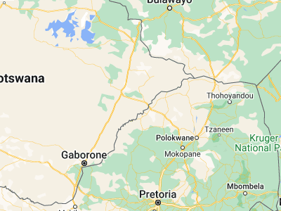 Map showing location of Makobeng (-22.99637, 27.66766)