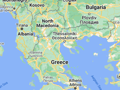 Map showing location of Makrýgialos (40.41639, 22.60278)