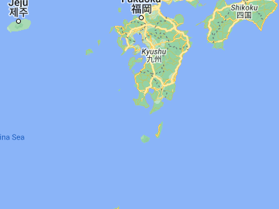 Map showing location of Makurazaki (31.26667, 130.31667)