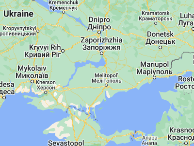 Map showing location of Mala Bilozerka (47.24737, 34.93457)