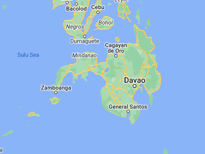 Map showing location of Malabang (7.59028, 124.07028)