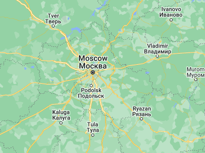 Map showing location of Malakhovka (55.64776, 38.02486)