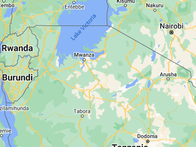 Map showing location of Malampaka (-3.13333, 33.53333)