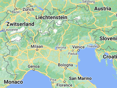 Map showing location of Malcesine (45.76369, 10.81088)
