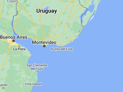 Map showing location of Maldonado (-34.9, -54.95)