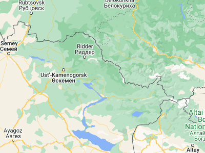 Map showing location of Maleevsk (49.81178, 84.28699)