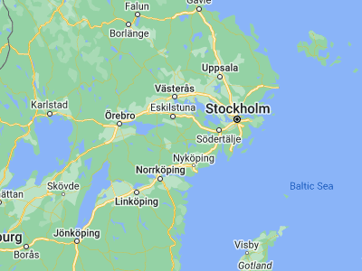 Map showing location of Malmköping (59.13333, 16.73333)
