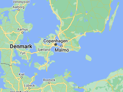 Map showing location of Malmö (55.60587, 13.00073)