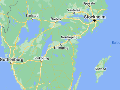 Map showing location of Malmslätt (58.41102, 15.51647)
