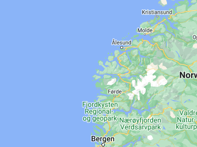 Map showing location of Måløy (61.93535, 5.11362)