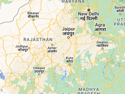 Map showing location of Mālpura (26.2838, 75.36458)