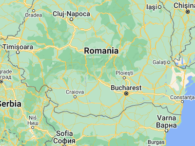 Map showing location of Mălureni (45.1, 24.8)