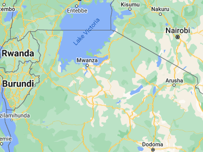 Map showing location of Malya (-2.98333, 33.51667)