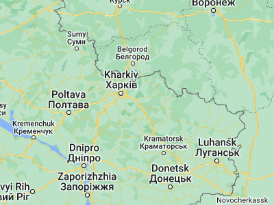 Map showing location of Malynivka (49.81667, 36.73333)