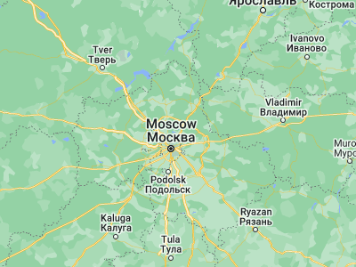 Map showing location of Mamontovka (55.98083, 37.81972)