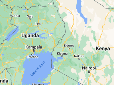 Map showing location of Manafwa (0.97842, 34.3743)