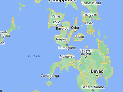 Map showing location of Manalongon (9.2209, 122.886)