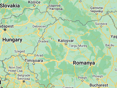 Map showing location of Mânăstireni (46.76667, 23.08333)