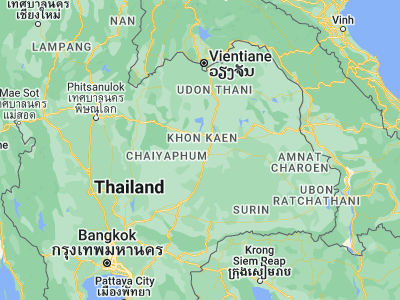 Map showing location of Mancha Khiri (16.13048, 102.53712)