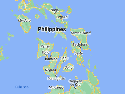 Map showing location of Mancilang (11.2835, 123.7462)