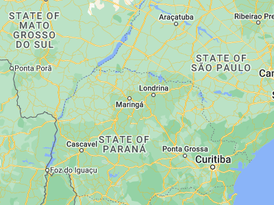 Map showing location of Mandaguari (-23.5475, -51.67083)