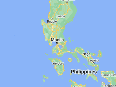 Map showing location of Mandaluyong City (14.5832, 121.0409)