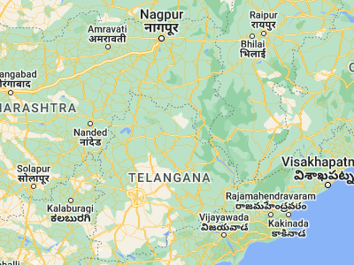 Map showing location of Mandamarri (18.96506, 79.47475)