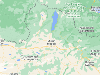 Map showing location of Manhan (50.12139, 100.04306)