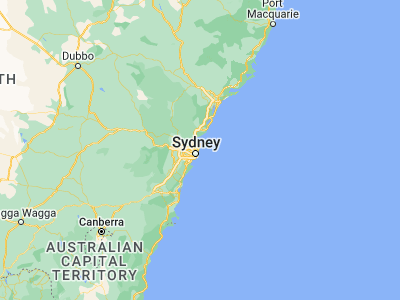 Map showing location of Manly (-33.79798, 151.28826)