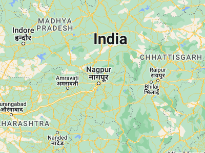 Map showing location of Mansar (21.4, 79.25)