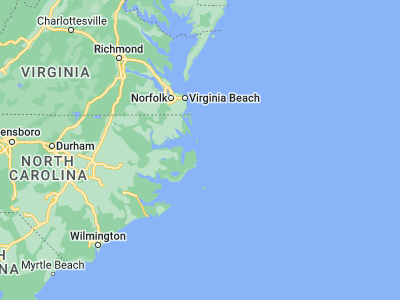 Map showing location of Manteo (35.90823, -75.67573)