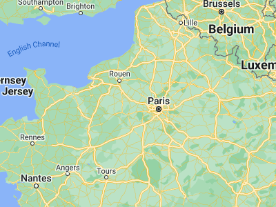 Map showing location of Mantes-la-Ville (48.97374, 1.70253)