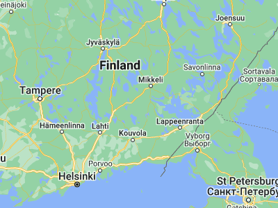 Map showing location of Mäntyharju (61.41667, 26.88333)