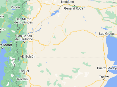 Map showing location of Maquinchao (-41.25, -68.73333)