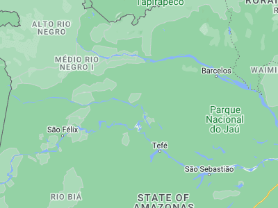 Map showing location of Maraã (-1.83333, -65.36667)