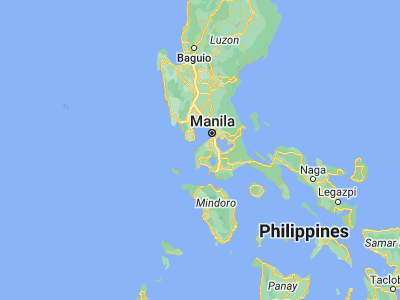 Map showing location of Maragondon (14.2733, 120.7377)