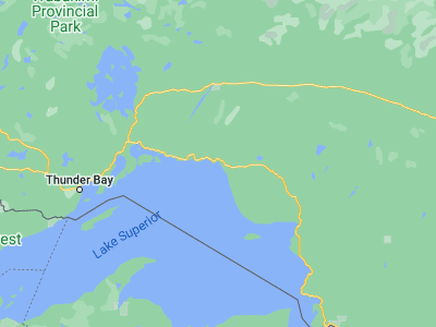 Map showing location of Marathon (48.7501, -86.43322)