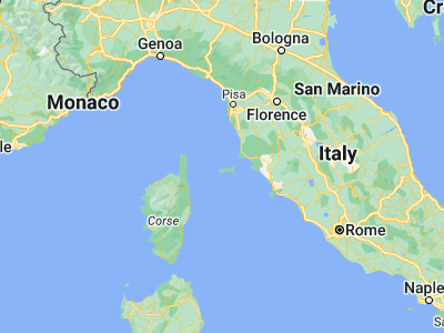 Map showing location of Marciana Marina (42.80272, 10.19632)