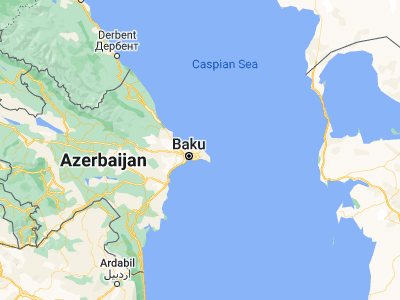 Map showing location of Mardakyany (40.49222, 50.13889)