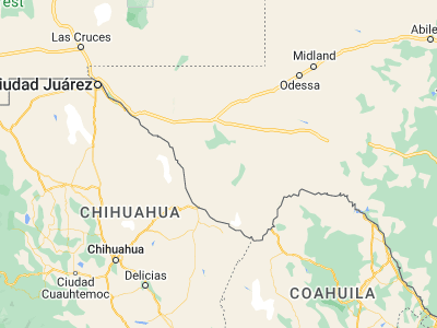 Map showing location of Marfa (30.30794, -104.01907)