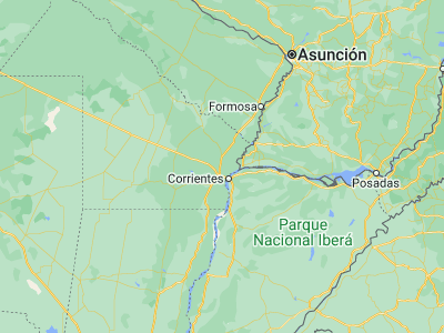 Map showing location of Margarita Belén (-27.2616, -58.97219)