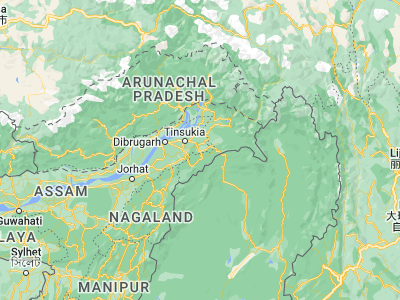 Map showing location of Margherita (27.28482, 95.66796)