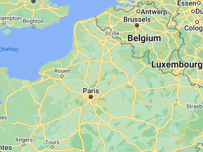 Map showing location of Margny-lès-Compiègne (49.42559, 2.81806)
