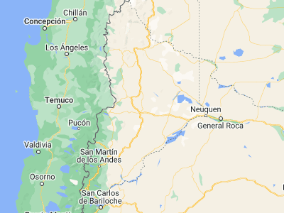 Map showing location of Mariano Moreno (-38.75029, -70.02367)