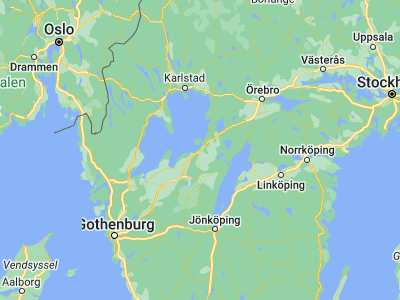 Map showing location of Mariestad (58.70971, 13.82367)