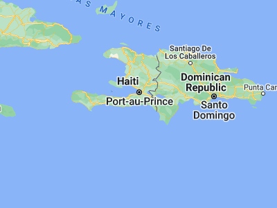 Map showing location of Marigot (18.23389, -72.31667)