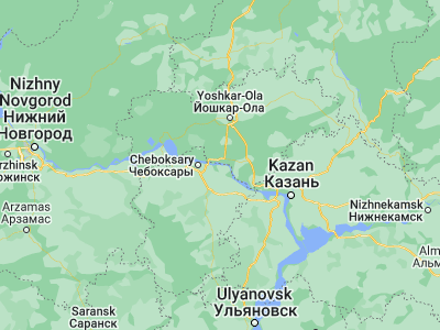 Map showing location of Mariinskiy Posad (56.11497, 47.71805)