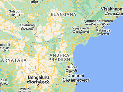 Map showing location of Mārkāpur (15.73333, 79.28333)